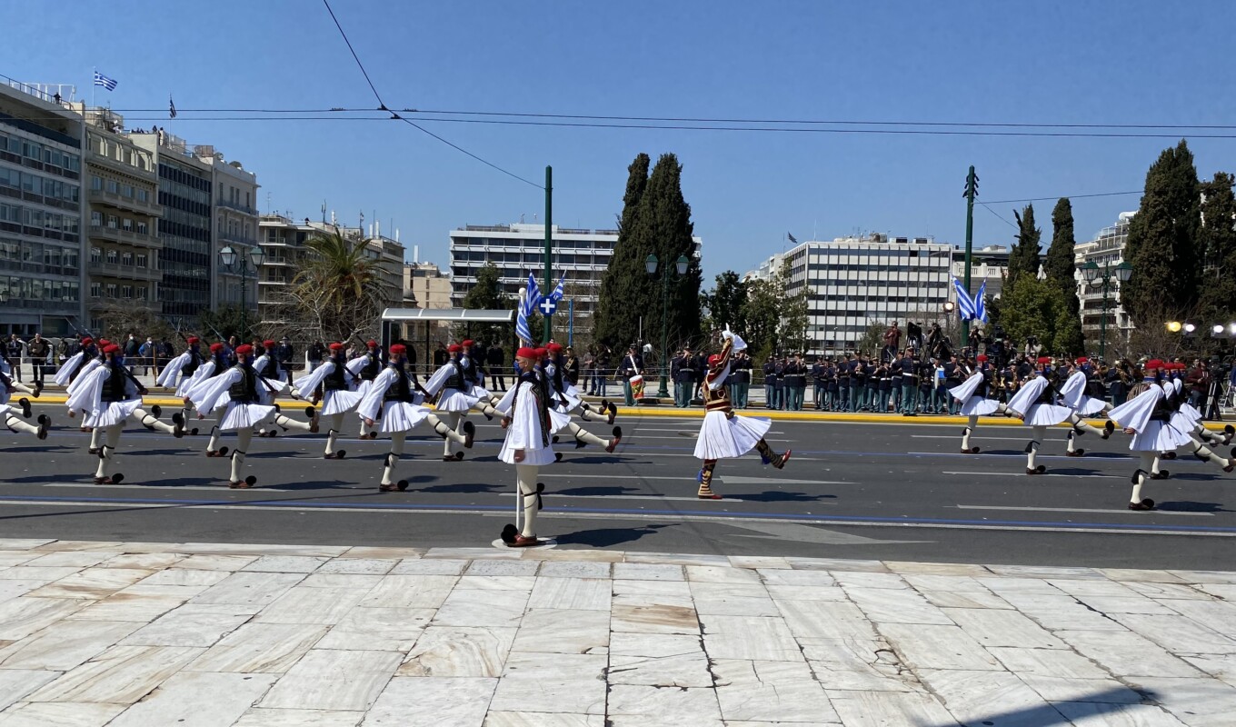 Greece Dresses in Blue and White for Independence Day